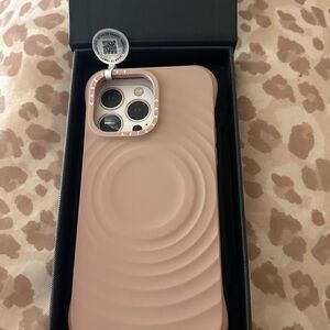 NWT Casetify Ripple case in Latte Apple 14 Pro Max magbak case